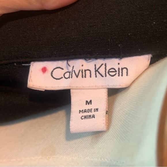 NEW CALVIN KLEIN WRAP JACKET MEDIUM BLACK - Picture 8 of 12